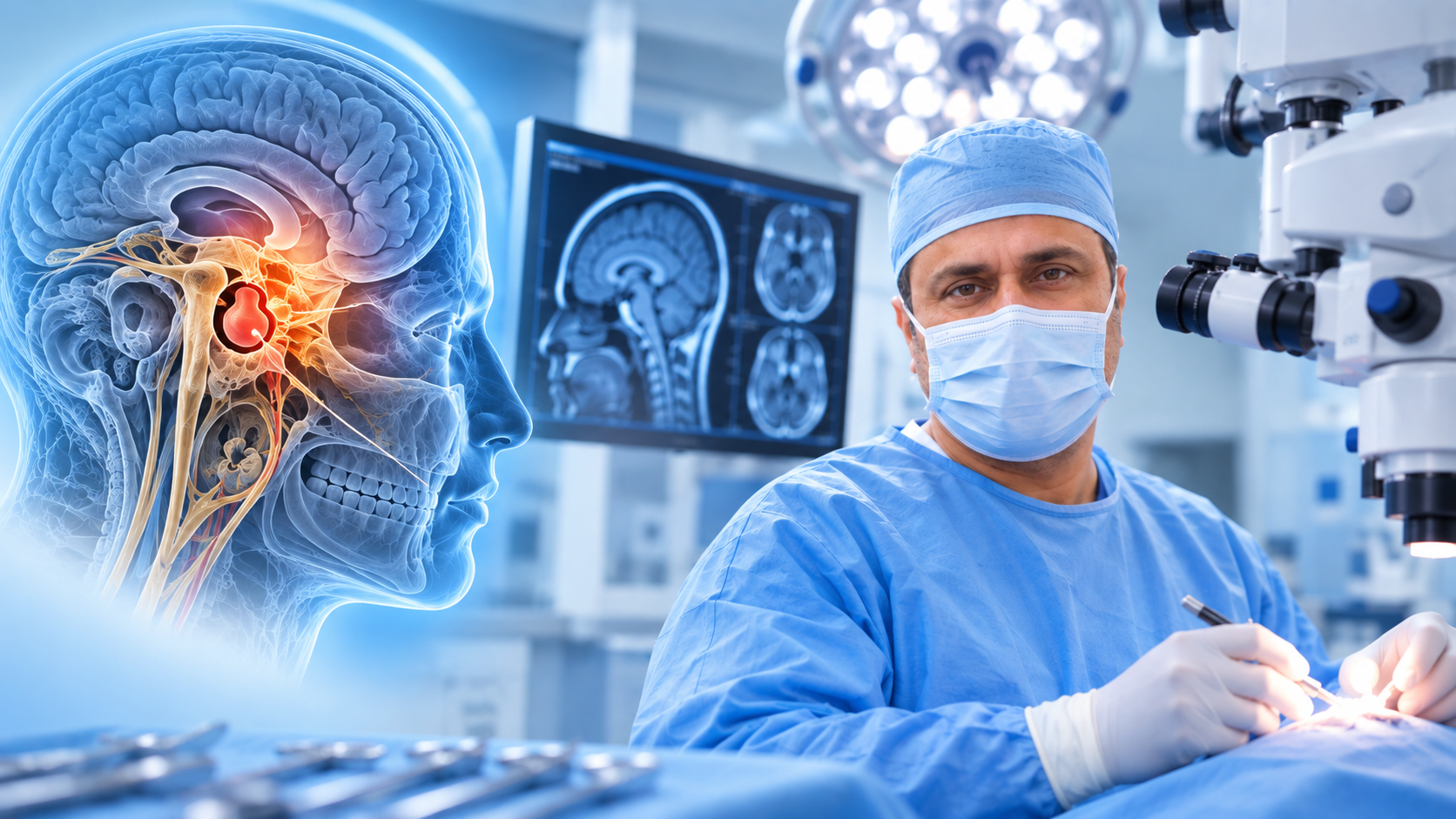Dr Noor Ul Din Malik skull base surgery specialist in Delhi
